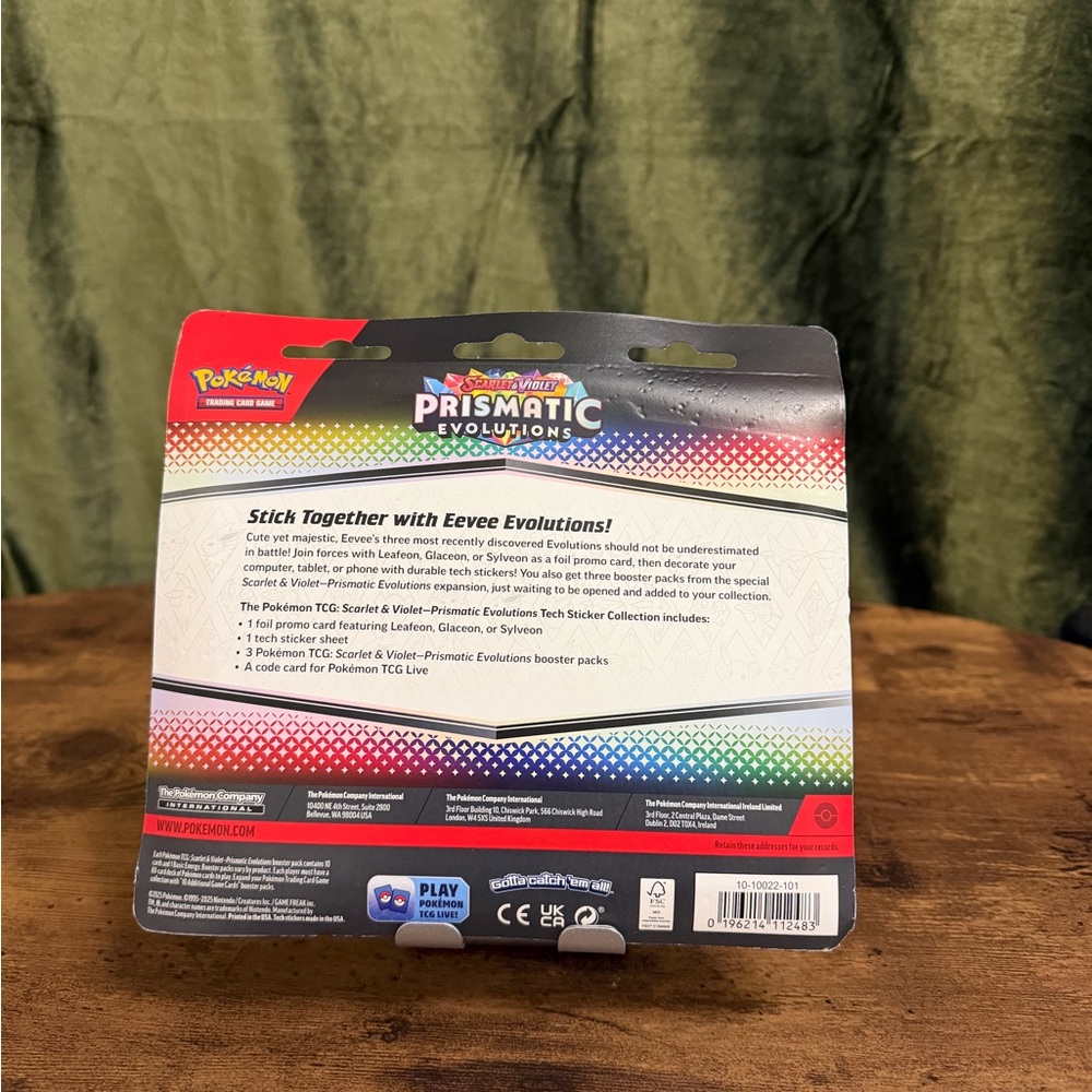 Pokemon Prismatic Evolution Tech Sticker Collection - Picture 2 of 4